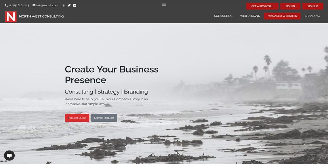 North West Consulting Website California